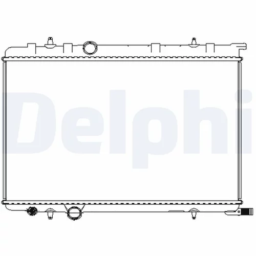 Chladič motora DELPHI TSP0524054