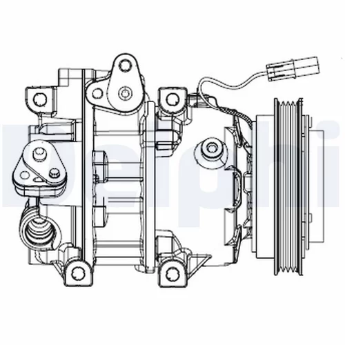 Kompresor klimatizácie DELPHI CS20493