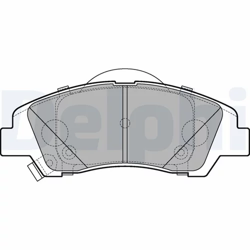 Sada brzdových platničiek kotúčovej brzdy LP3265 /DELPHI/ - obr. 1