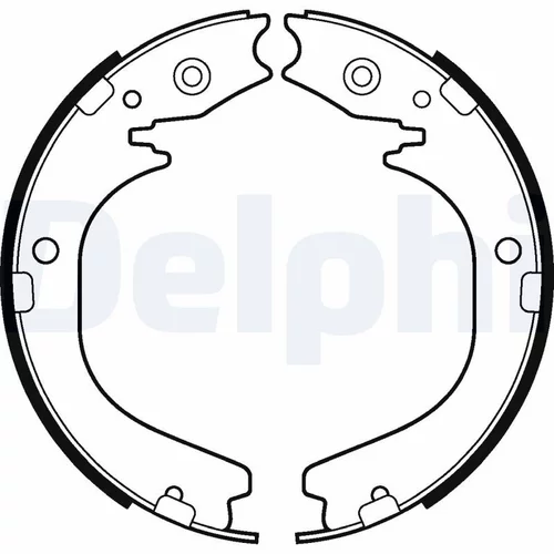 Sada brzdových čeľustí DELPHI LS2105