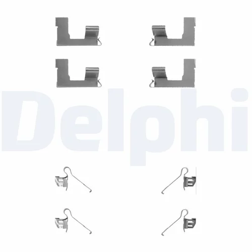 Sada príslušenstva obloženia kotúčovej brzdy LX0235 /DELPHI/ - obr. 1