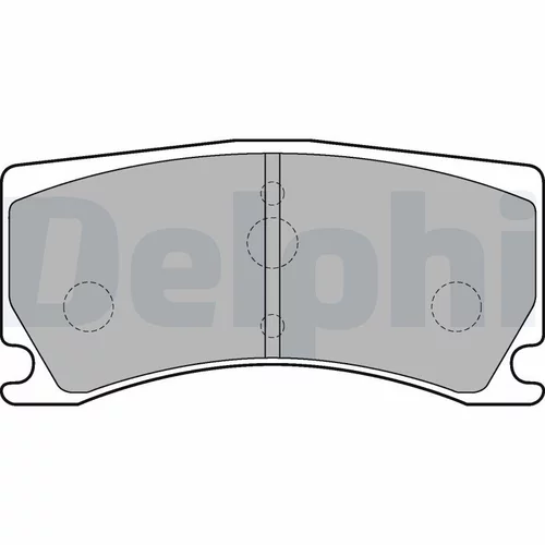 Sada brzdových platničiek kotúčovej brzdy LP2217 /DELPHI/ - obr. 1
