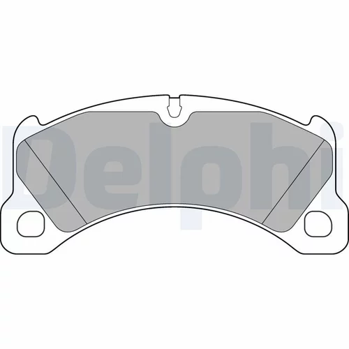 Sada brzdových platničiek kotúčovej brzdy LP3217 /DELPHI/ - obr. 1