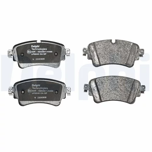 Sada brzdových platničiek kotúčovej brzdy LP3240 /DELPHI/ - obr. 2