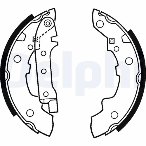 Sada brzdových čeľustí LS1392 /DELPHI/ - obr. 2