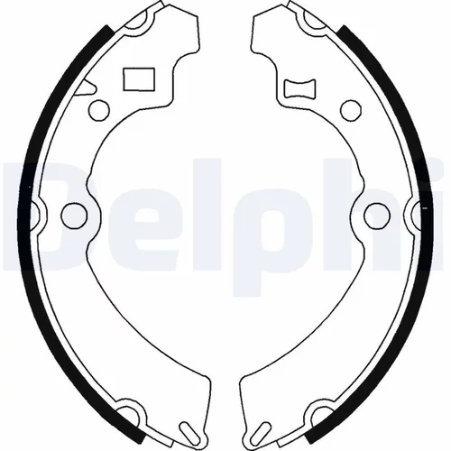 Sada brzdových čeľustí LS1586 /DELPHI/ - obr. 2