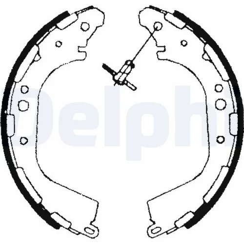Sada brzdových čeľustí LS1709 /DELPHI/ - obr. 2