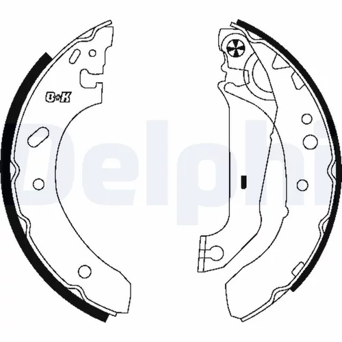 Sada brzdových čeľustí LS1782 /DELPHI/ - obr. 1