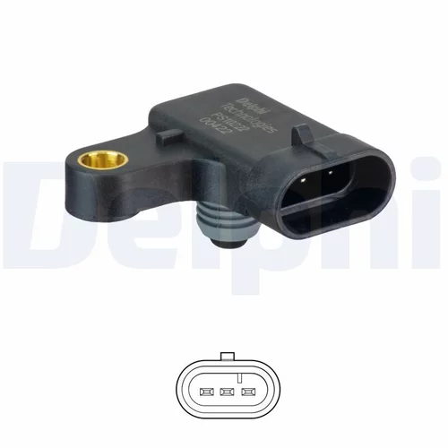Snímač plniaceho tlaku PS10222 /DELPHI/ - obr. 1