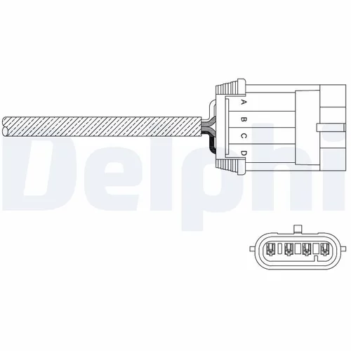 Lambda sonda ES11049-12B1 /DELPHI/ - obr. 2
