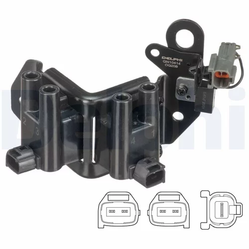 Zapaľovacia cievka GN10414-12B1 /DELPHI/ - obr. 1