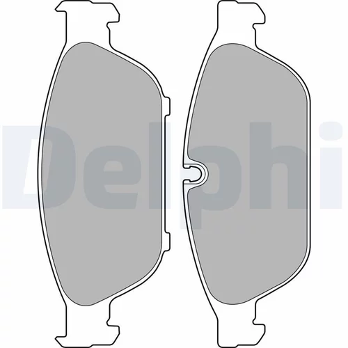 Sada brzdových platničiek kotúčovej brzdy LP2238 /DELPHI/ - obr. 1