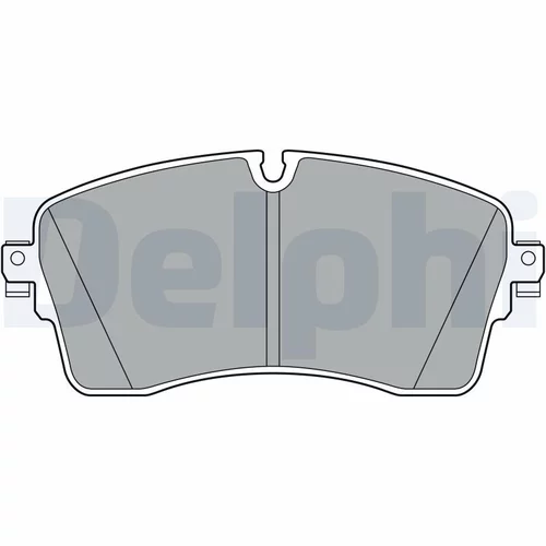 Sada brzdových platničiek kotúčovej brzdy LP3395 /DELPHI/ - obr. 1