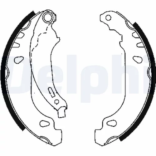 Sada brzdových čeľustí LS1844 /DELPHI/ - obr. 1
