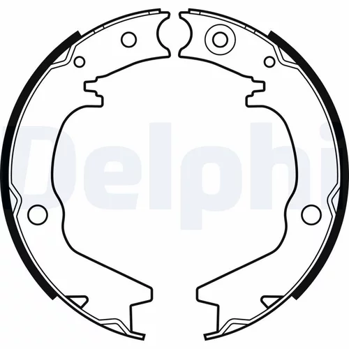 Sada brzdových čeľustí LS2145 /DELPHI/ - obr. 2