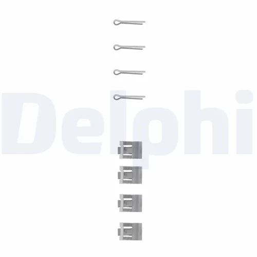 Sada príslušenstva obloženia kotúčovej brzdy LX0027 /DELPHI/ - obr. 1