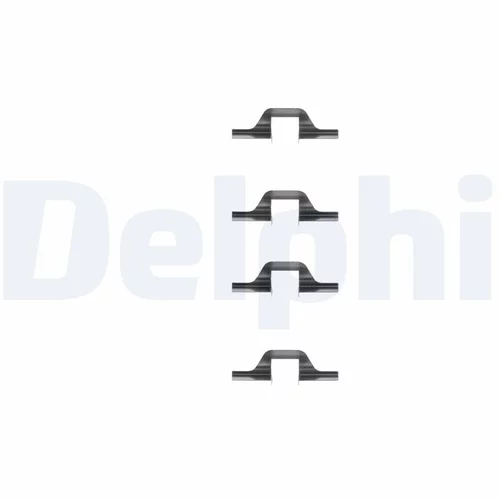 Sada príslušenstva obloženia kotúčovej brzdy LX0260 /DELPHI/ - obr. 1