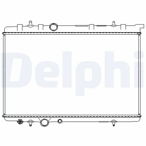 Chladič motora DELPHI TSP0524067