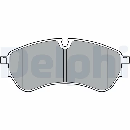 Sada brzdových platničiek kotúčovej brzdy LP3410 /DELPHI/ - obr. 1