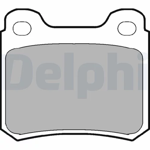 Sada brzdových platničiek kotúčovej brzdy LP915 /DELPHI/ - obr. 1