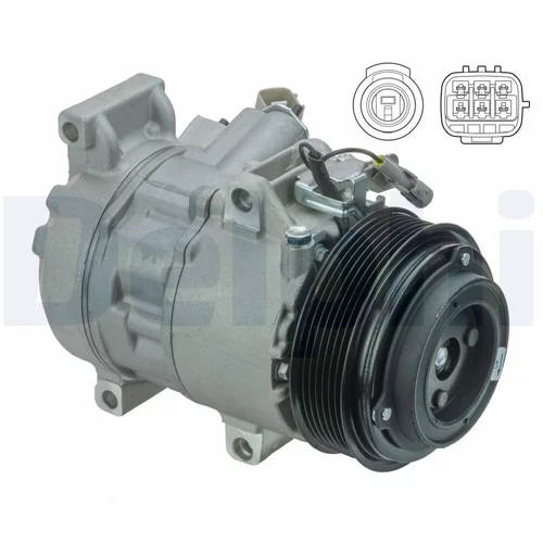 Kompresor klimatizácie CS20513 /DELPHI/ - obr. 1