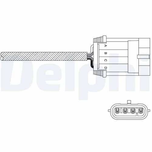 Lambda sonda ES11061-12B1 /DELPHI/ - obr. 1