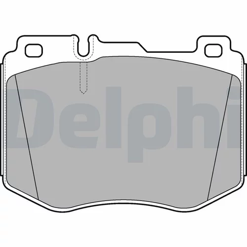 Sada brzdových platničiek kotúčovej brzdy LP3172 /DELPHI/ - obr. 1