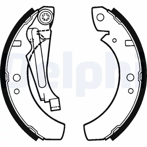 Sada brzdových čeľustí LS1256 /DELPHI/ - obr. 1