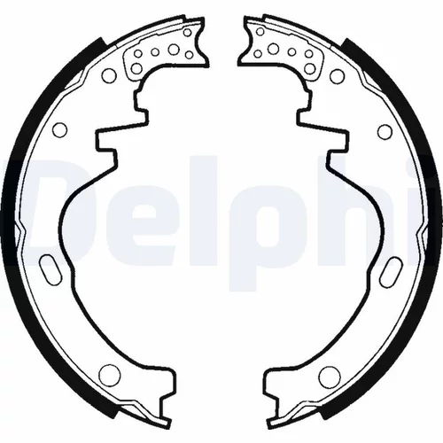 Sada brzdových čeľustí DELPHI LS1366