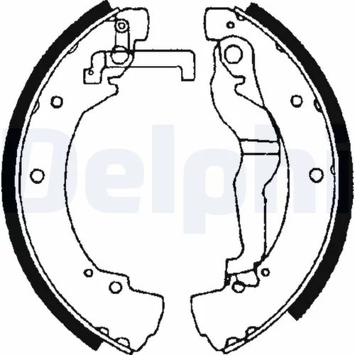 Sada brzdových čeľustí LS1656 /DELPHI/ - obr. 1