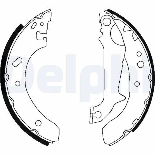Sada brzdových čeľustí LS1683 /DELPHI/ - obr. 1