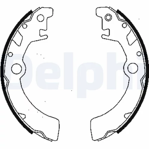 Sada brzdových čeľustí LS1846 /DELPHI/ - obr. 1