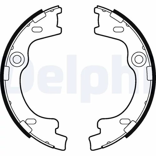 Sada brzd. čeľustí parkov. brzdy LS2012 /DELPHI/ - obr. 1