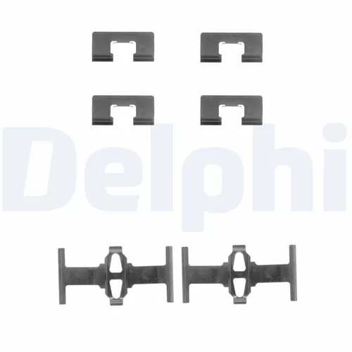 Sada príslušenstva obloženia kotúčovej brzdy LX0197 /DELPHI/ - obr. 1