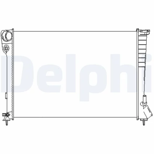 Chladič motora DELPHI TSP0524066