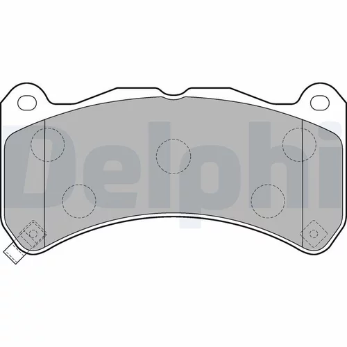 Sada brzdových platničiek kotúčovej brzdy LP2211 /DELPHI/ - obr. 1