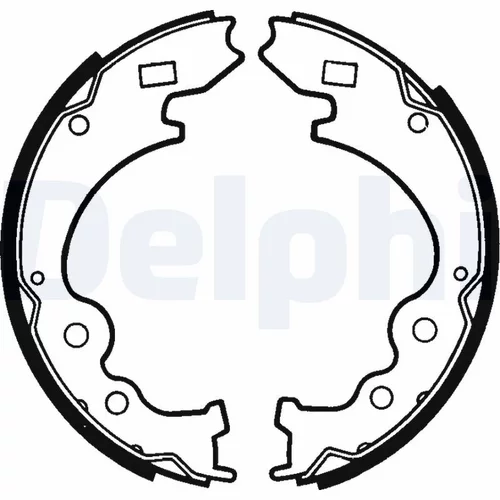 Sada brzdových čeľustí DELPHI LS1354