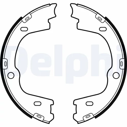Sada brzd. čeľustí parkov. brzdy LS2086 /DELPHI/ - obr. 1