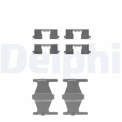 Sada príslušenstva obloženia kotúčovej brzdy DELPHI LX0302