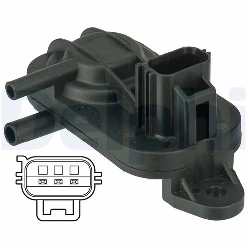 Snímač tlaku výfukových plynov DPS00010 /DELPHI/ - obr. 1