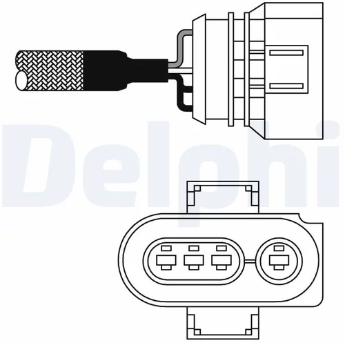 Lambda sonda ES10980-12B1 /DELPHI/ - obr. 2