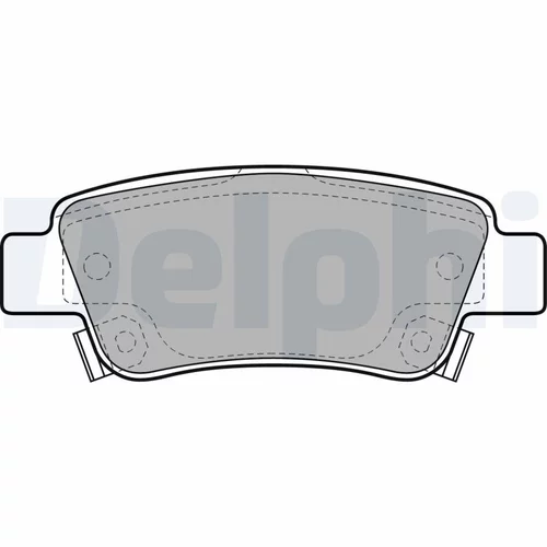 Sada brzdových platničiek kotúčovej brzdy LP2047 /DELPHI/ - obr. 1