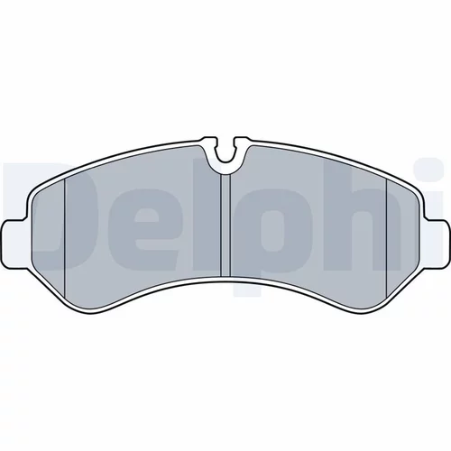 Sada brzdových platničiek kotúčovej brzdy LP3548 /DELPHI/ - obr. 1
