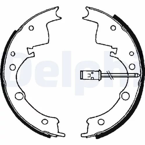 Sada brzdových čeľustí LS1605 /DELPHI/ - obr. 2