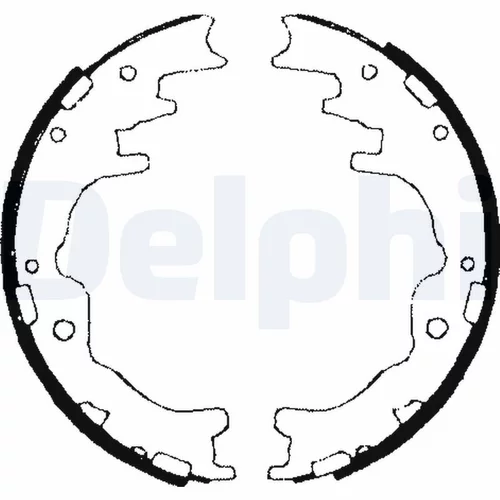 Sada brzdových čeľustí LS1706 /DELPHI/ - obr. 2