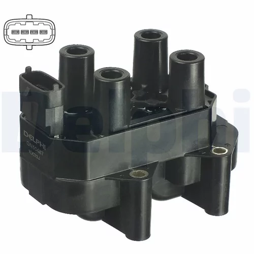 Zapaľovacia cievka GN10487-12B1 /DELPHI/ - obr. 1