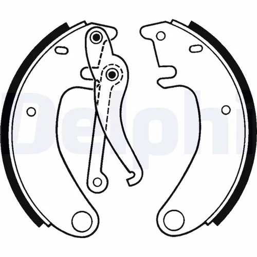 Sada brzdových čeľustí LS1158 /DELPHI/ - obr. 2