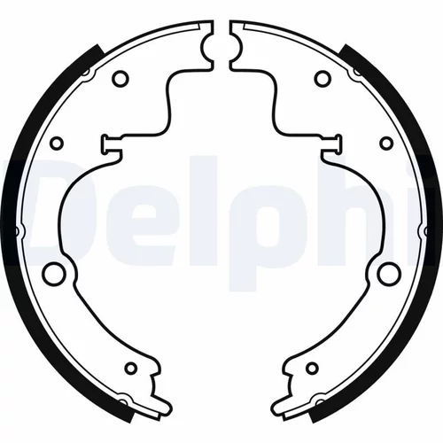 Sada brzdových čeľustí LS1236 /DELPHI/ - obr. 1