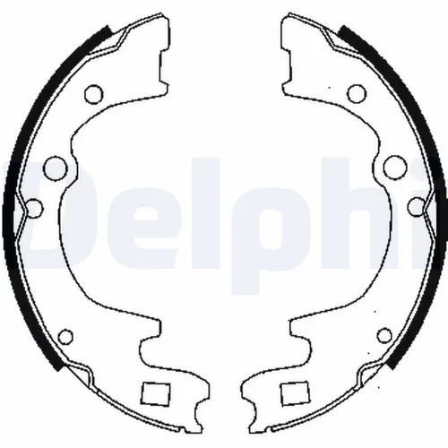 Sada brzdových čeľustí LS1477 /DELPHI/