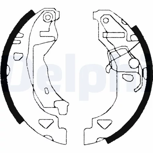 Sada brzdových čeľustí LS1682 /DELPHI/ - obr. 2